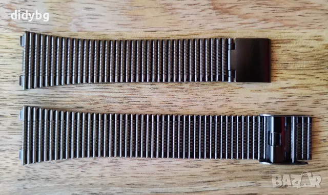 Верижка за часовник 18 мм черна