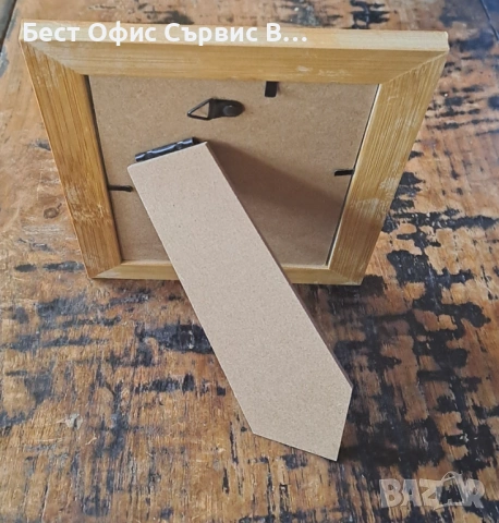 рамка за снимки с размер 15x10 см от естествено дърво бамбук , снимка 3 - Други - 53131878