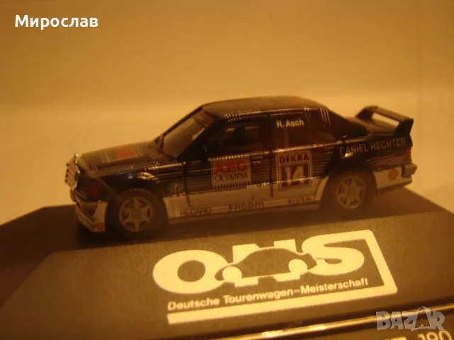 HERPA H0 1/87 MERCEDES BENZ 190 E РАЛИ МОДЕЛ КОЛИЧКА