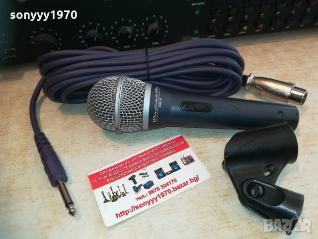 wharfedale profi mic с кабел и държач 2303211657, снимка 14 - Микрофони - 32275406