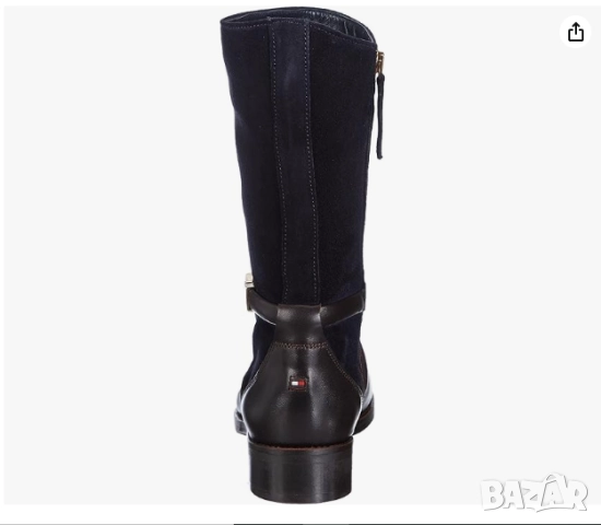 Ботуши Tommy Hilfiger Hamilton 13C номер 42 - от кожа и велур до средата на прасеца, снимка 2 - Дамски ботуши - 52355878