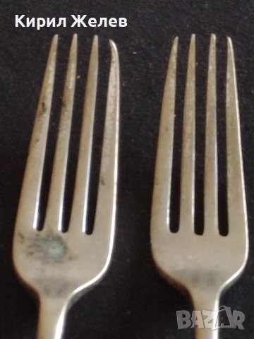 Две стари вилици с маркировка PLATINUM PLATE  стилни за КОЛЕКЦИЯ ДЕКОРАЦИЯ 31955, снимка 2 - Други ценни предмети - 43819157