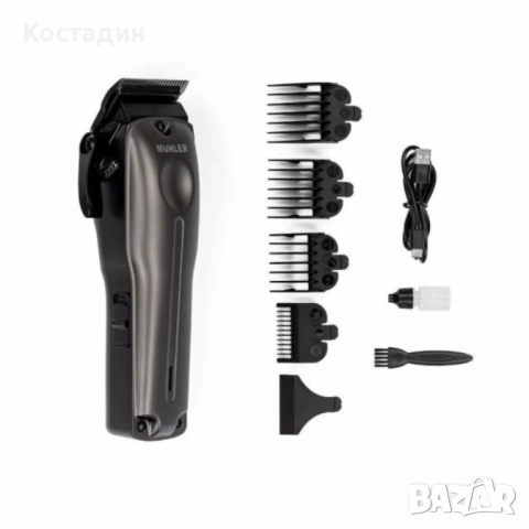 Машинка за подстригване Muhler MCL-05P – акумулаторна, 5W, неръждаеми ножчета, USB-C зареждане, снимка 3 - Машинки за подстригване - 52472525