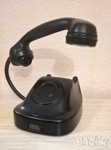 Дизайнерска Настолна Лампа от Стар Телефон, снимка 3 - Настолни лампи - 52724553