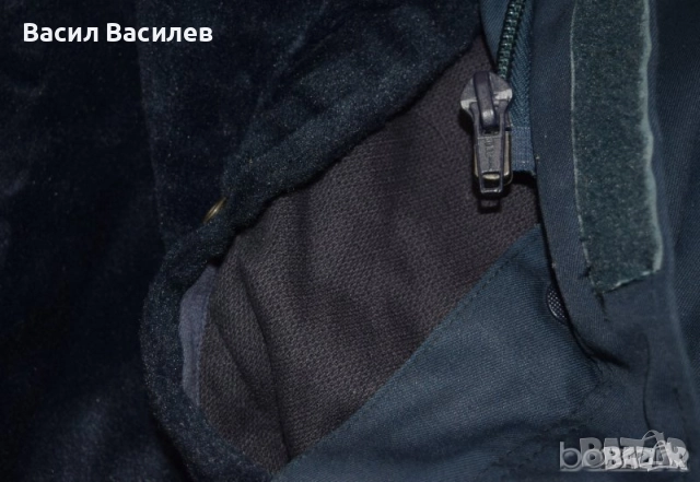 KLU Seyntex мъжко ватирано яке палто с подвижна подплата и качулка тъмно синьо, снимка 5 - Якета - 51934162