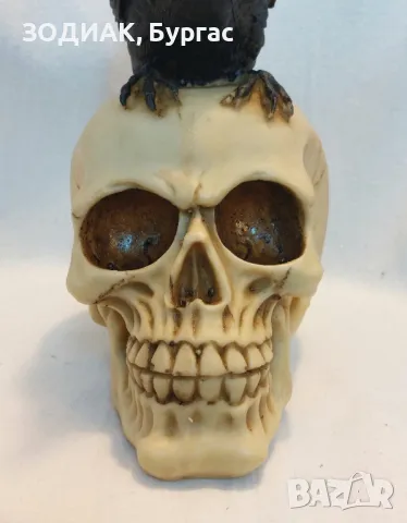 Статуетка ЧЕРЕП, снимка 3 - Декорация за дома - 27496097