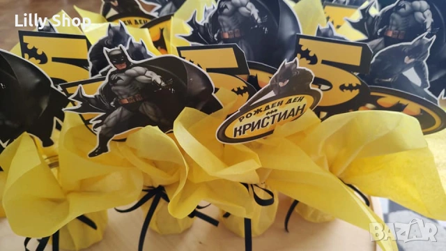 Покани, банер за рожден ден, Батман / Batman, снимка 5 - Покани - 53188813