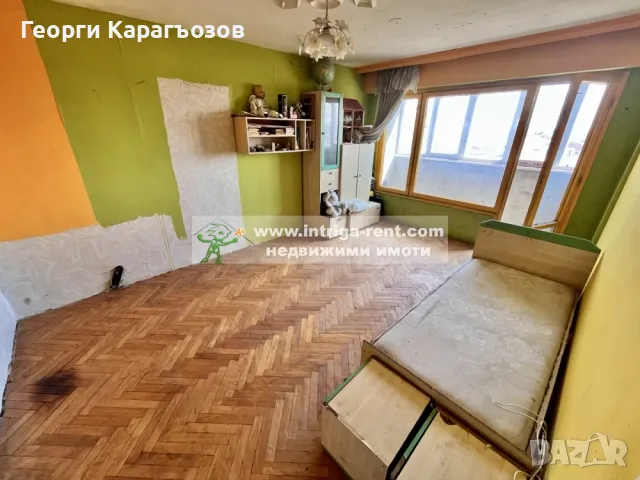 №3953 Двустаен апартамент / компактен Тристаен в саниран блок, етаж 8 | квартал Орфей, Хасково.