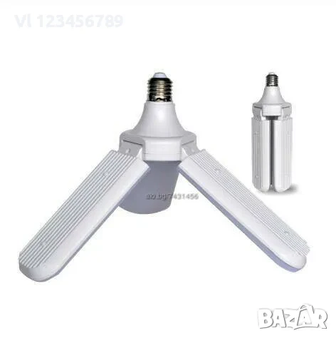 LED Сгъваема лампа- крушка цокъл Е27, 60W/45 W, снимка 8 - Други - 50798467