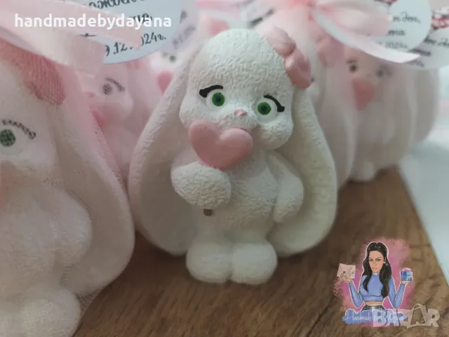 Подаръчета за гости - зайче, снимка 6 - Подаръци за кръщене - 46876581