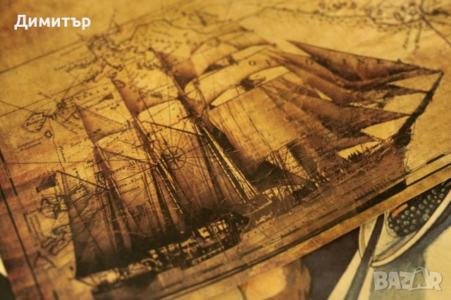 Постер Плакат кораб 35/51 см, снимка 2 - Декорация за дома - 40699585