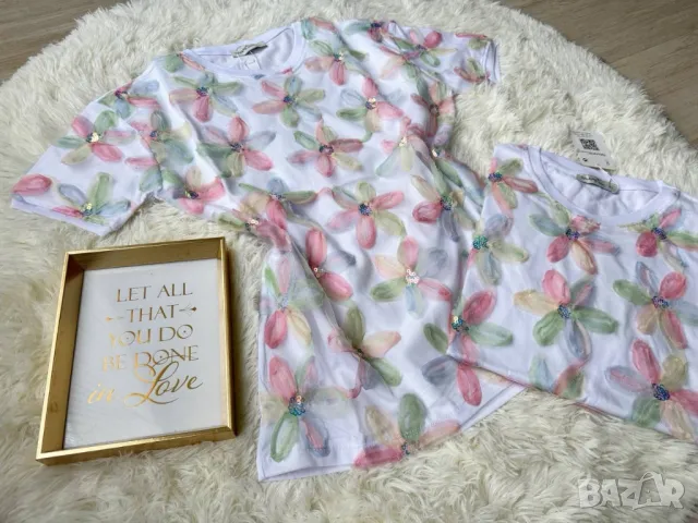памучни дамски тениски , снимка 3 - Тениски - 50423583