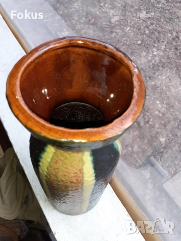 Страхотна голяма ваза немска керамика, снимка 5 - Антикварни и старинни предмети - 53389686