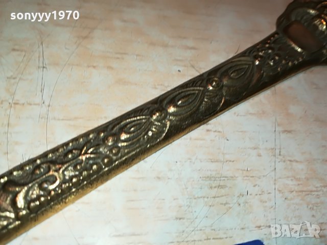 обувалка-лъв мед/месинг 37х5см 0407211153, снимка 7 - Антикварни и старинни предмети - 33415943