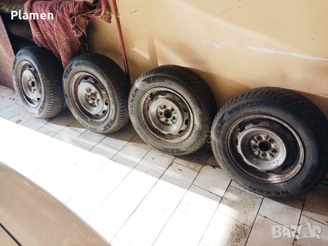 Зимни гуми Nexen 185/70R14 88T DOT 2322 на железни джанти за Subaru, снимка 12 - Гуми и джанти - 44001175