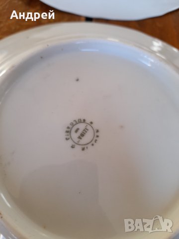 Стара порцеланова чиния,чинии #16, снимка 6 - Антикварни и старинни предмети - 35271206
