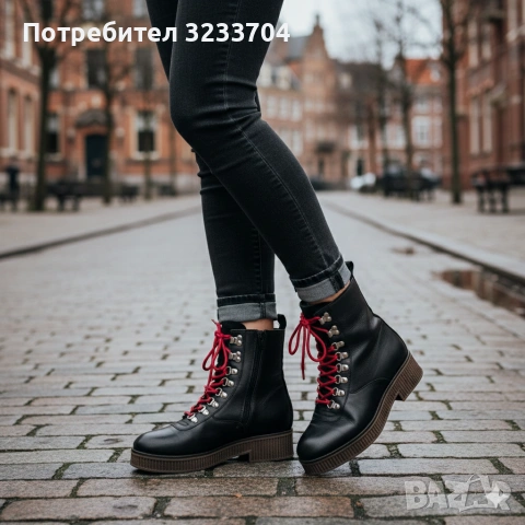 НОВИ кожени боти Tamaris от Хамбург | Стилни & Удобни | 26.5 см, снимка 2 - Дамски боти - 53522351