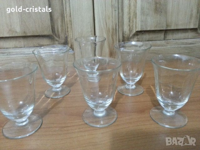 Ретро стъклени чаши , снимка 2 - Антикварни и старинни предмети - 34718964