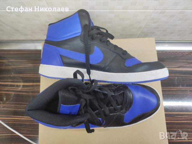 Мъжки кецове nike ebernon mid, размер 45, снимка 5 - Маратонки - 43329393