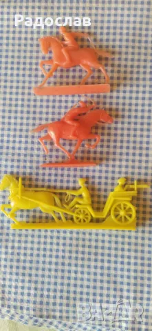 стари фигурки Конник Войници 