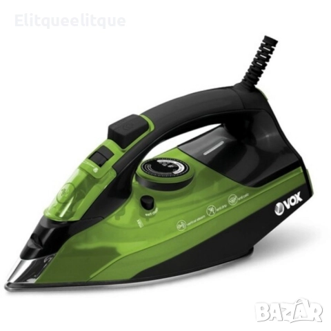 Парна ютия VOX DBL-2340, 2500W, Керамична плоча, Йонизация, кабел 1.9м