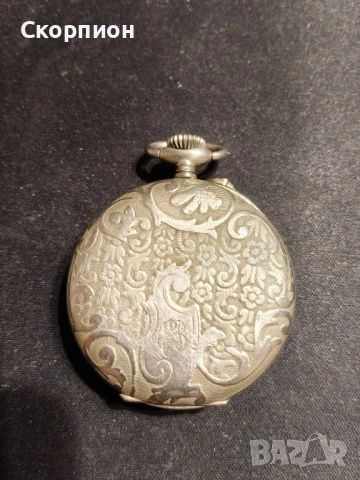 Швейцарски джобен часовник с посребрени капаци ULTRA 1905г., снимка 3 - Джобни - 46785314