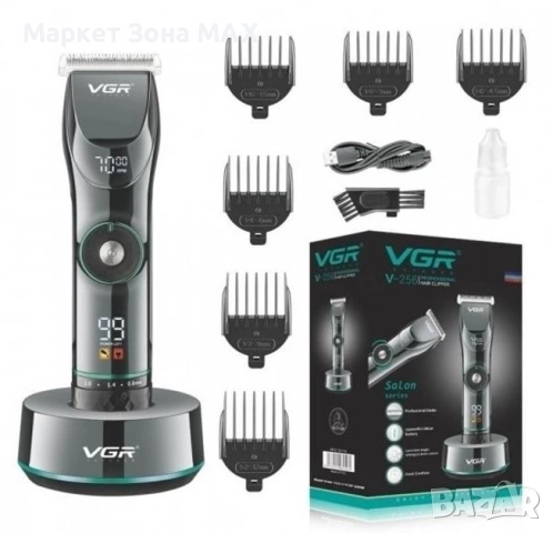 Професионална машинка за подстригване VGR V-256