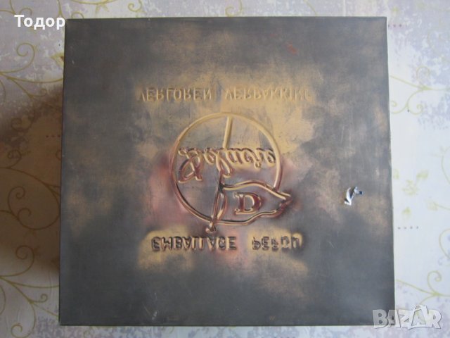 Старинна тенекиена ламаринена  кутия, снимка 3 - Колекции - 32810261