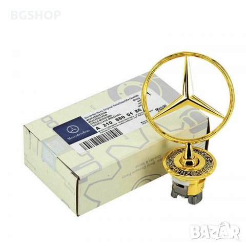 Емблема звезда за Mercedes Benz Gold Logo, снимка 3 - Аксесоари и консумативи - 28019330