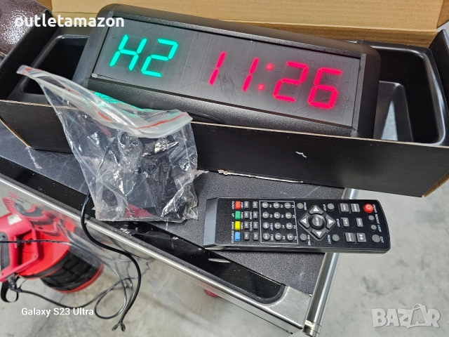 Таймер за фитнес, LED интервален таймер с дистанционно управление, снимка 7 - Фитнес уреди - 52752034