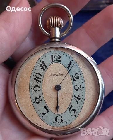 Швейцарски джобен часовник система Roskopf, снимка 3 - Антикварни и старинни предмети - 50567217