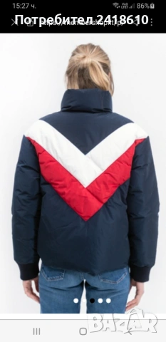 Tommy Hilfiger Womens Down Jacket Size S НОВО! ОРИГИНАЛ! Дамско Зимно пухено Яке!, снимка 3 - Якета - 53306389