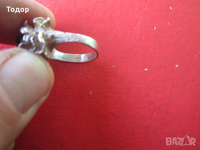 Уникален сребърен пръстен корона , снимка 4 - Пръстени - 35097558