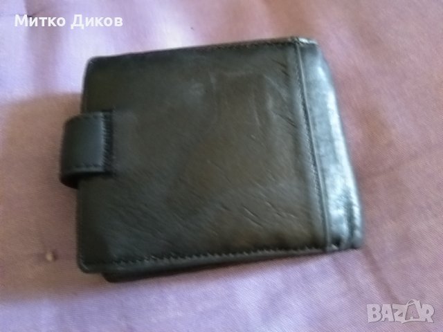 Портфейл естествена кожа Италиан Лийда №3 110х92мм, снимка 13 - Портфейли, портмонета - 43560633