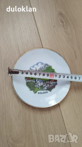 Красива чиния от Зьолден - Австрия, снимка 2 - Други - 49220361