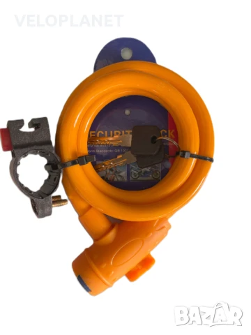 Цветен катинар за заключване на велосипед, снимка 3 - Аксесоари за велосипеди - 50614099