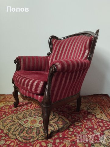Старинно кресло, снимка 2 - Дивани и мека мебел - 43554934