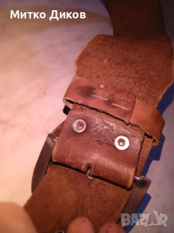 Колан за кръста работен колан естествена кожа 121см на 8 см, снимка 2 - Колани - 49486589