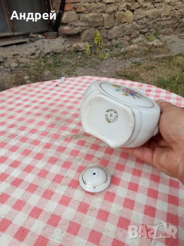 Стара порцеланова кана,каничка #10, снимка 6 - Антикварни и старинни предмети - 33313224