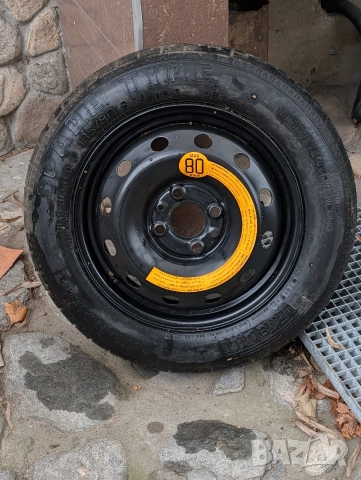 резервна джанта с гума -тип (патерица), снимка 4 - Гуми и джанти - 52832100