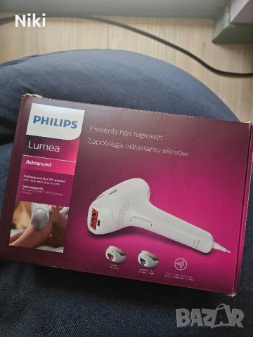 Фотоепилатор Philips Lumea Sc1998/00 + 2 приставки за лице и бикини зона , снимка 2 - Друга електроника - 51375967