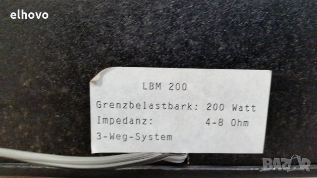Тонколони LBM 200, снимка 4 - Тонколони - 28938343