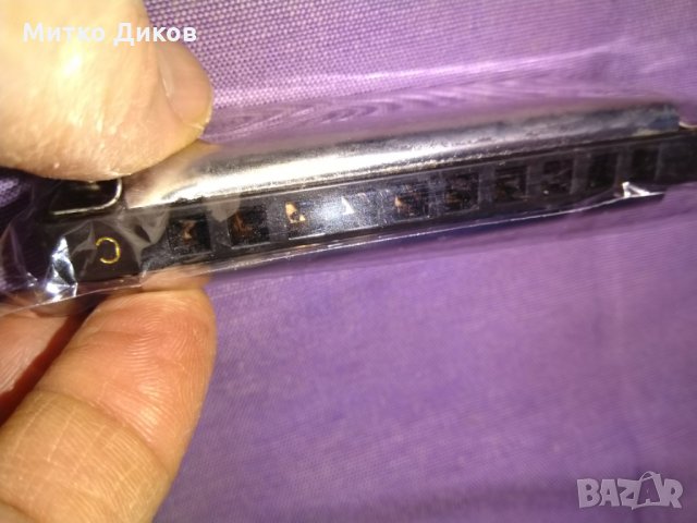 Хармоника немска 105 мм 10октави свиреща перфектно, снимка 6 - Духови инструменти - 27707915