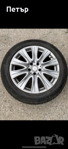 MERCEDES Оригинални джанти и зимни гуми 245/50/18 МЕРЦЕДЕС, снимка 2 - Гуми и джанти - 52913356