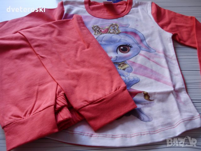 Детска пижама с дълъг ръкав за момиче Ръст 104, снимка 2 - Детски пижами - 9865811
