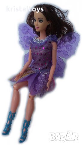 Детска играчка Кукла с крилца и чупещи ръце и крака Fairies