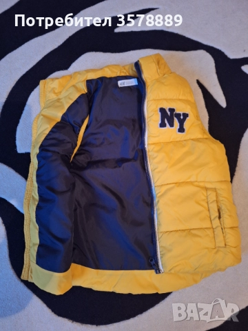 Топло детско елече номер 134 - 140, снимка 2 - Детски якета и елеци - 52170657