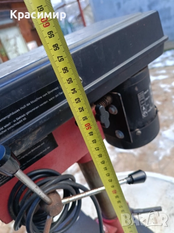 Немска настолна бормашина, работеща , снимка 6 - Бормашини - 52921063