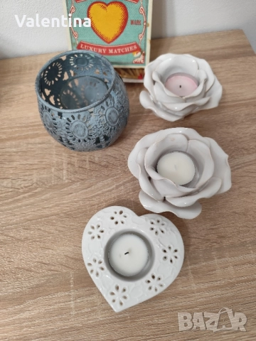 Свещници 4 броя , снимка 4 - Декорация за дома - 51704690