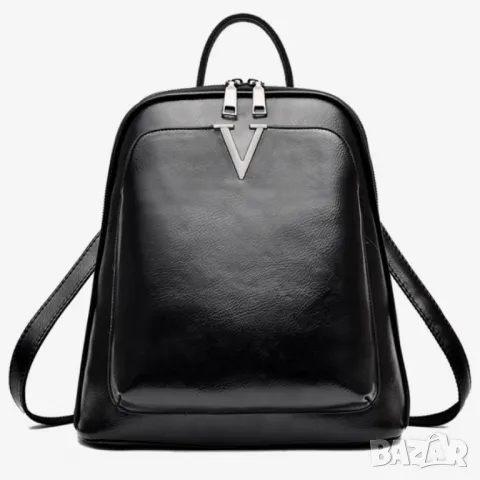 Дамска чанта-раница Angel Black, снимка 2 - Чанти - 49108714